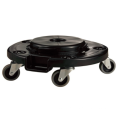 Plastic Dolly with Casters, Perfect Fit for Round Trash Cans, Waste Container Dollies Trash Dolly  BF-DC01